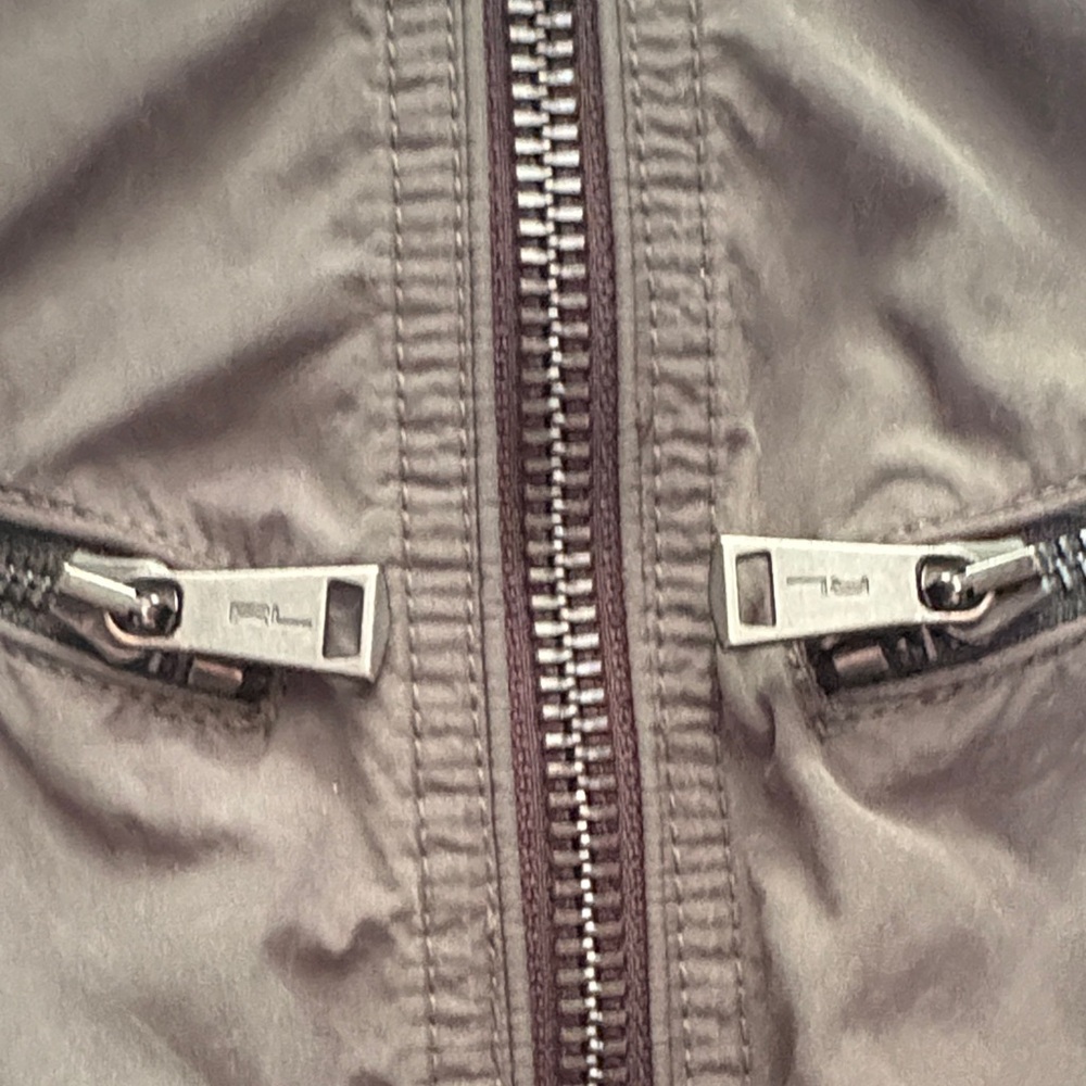 Ralph Lauren Dark Jacket with Zippered Accents Size M - Picture 5 of 13